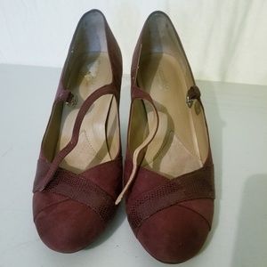 Burgundy Naturalizer Layton Pumps